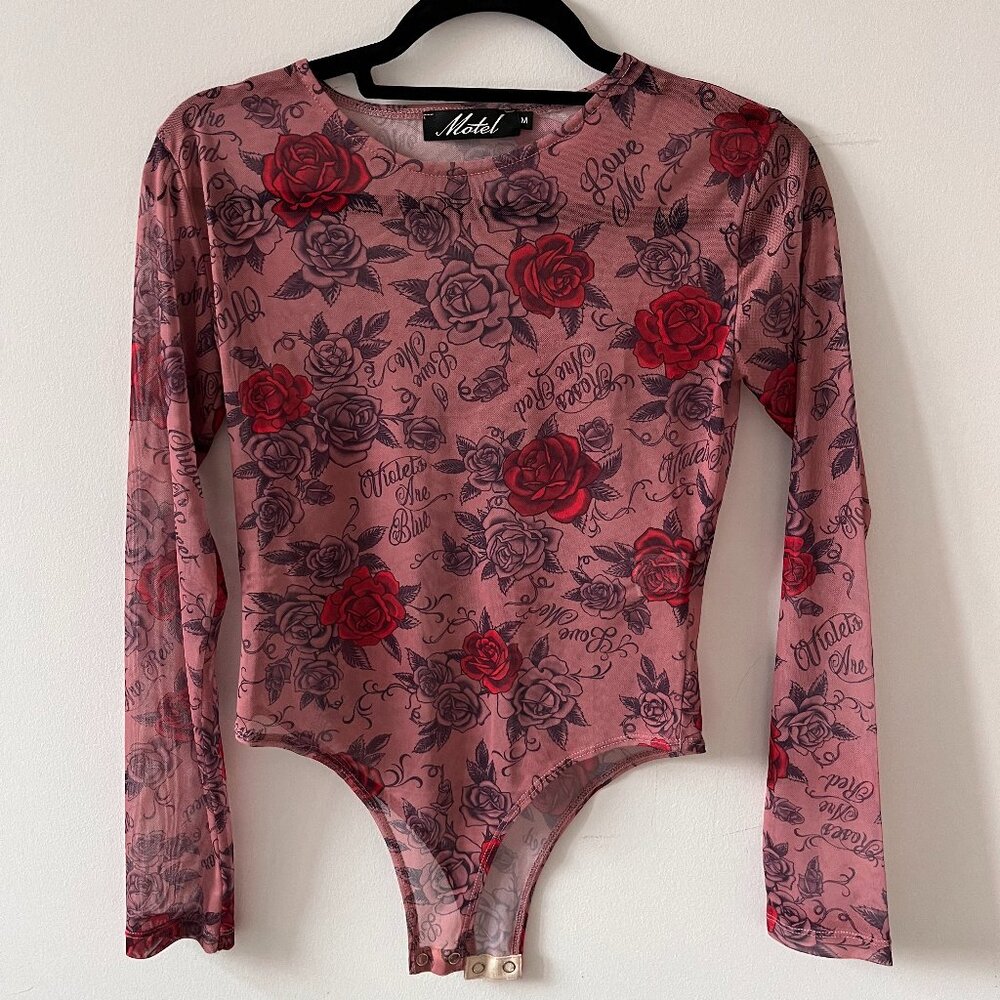 Sheer Tatoo Bodysuit